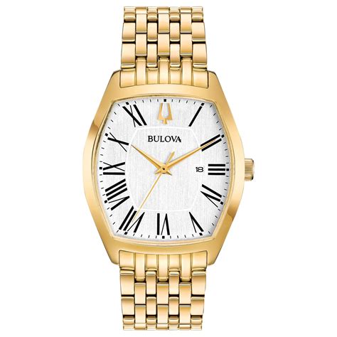 Bulova Womens Classic Ambassador Stainless Steel Gold Tone Watch