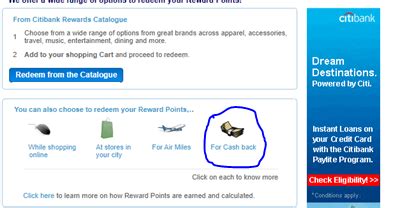* this feature is known as pay with points. Redeem Citibank Rewards Credit Card Points - FunFinance.in