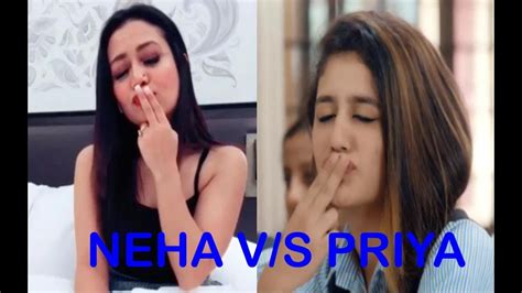 Are you sure you want to view these tweets? NEHA KAKKAR V/S PRIYA WARRIOR SEXY KISS - YouTube