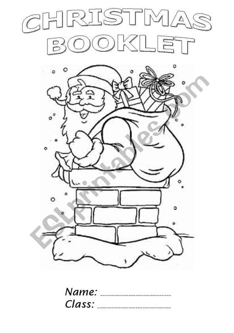 Christmas Booklet Part 1 Esl Worksheet By Chiaretta Booklet Esl