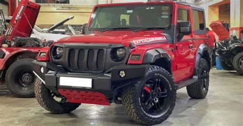 This Modified Mahindra Thar With New Bumper Looks Off Road Ready