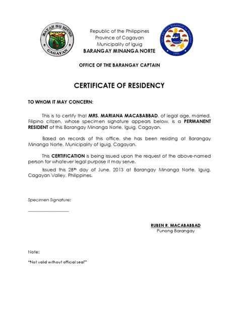 The certificate of residence (cor) is used to verify your tax residence status, and can allow you to claim credits under tax treaties with malaysia. Certificate of Residency