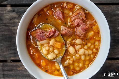 Instantpot Navy Bean And Ham Soup The Kitchenista Diaries