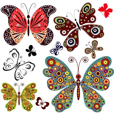 Dibujos De Mariposas De Colores Para Imprimir Imagui