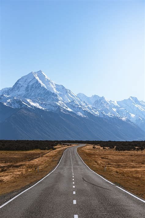 Hd Wallpaper Landscape Aoraki Mount Cook Mountains New Zealand