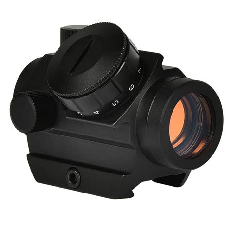 Tactical Micro Red Dot Gun Sight 4moa Compact Red Dot Scope With Riser