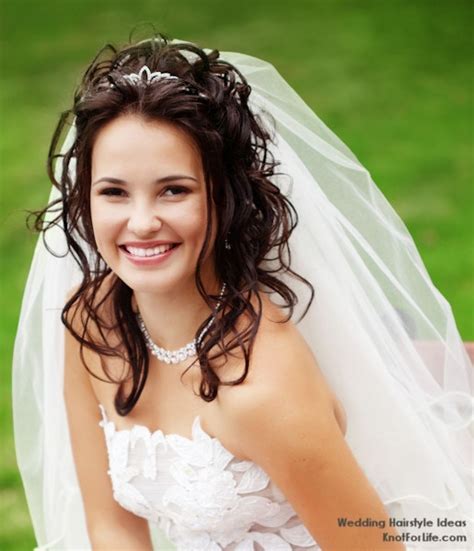 15 Best Ideas Wedding Hairstyles For Long Hair With Veil And Tiara