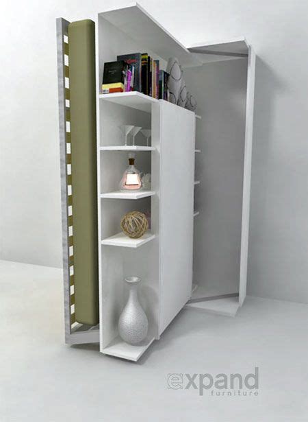 Revolving Bookcase Wall Bed Wall Bed Revolving Bookcase Space