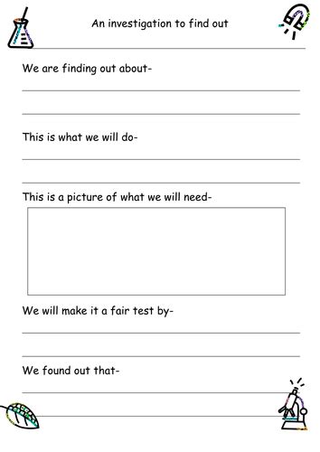 Science Report Template Ks2 3 Templates Example Templates Example
