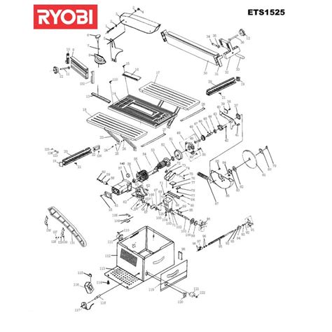 Buy A Ryobi Ets1525 Spare Part Or Replacement Part For Your Saws And