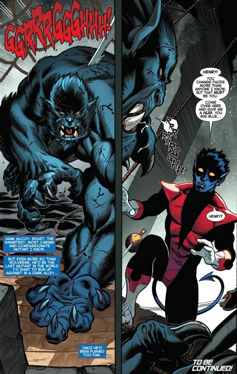Amazing X Men Beast And Nightcrawler