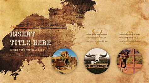 Western Theme Powerpoint Template Free