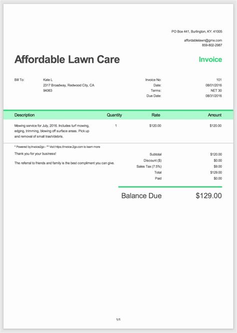 Bill Proposal Example Unique What Should An Invoice Look Like