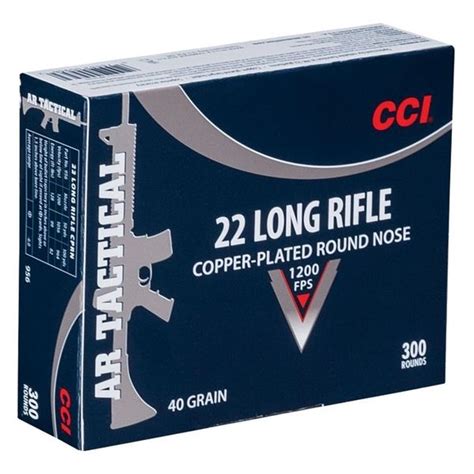 Cci 22 Long Rifle Ar Tactical Ammunition22lr Rimfire 1000 Rounds