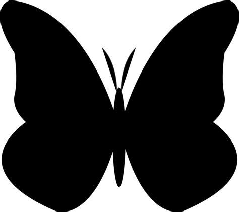Image Vectorielle Gratuite Papillon Black Silhouette Image