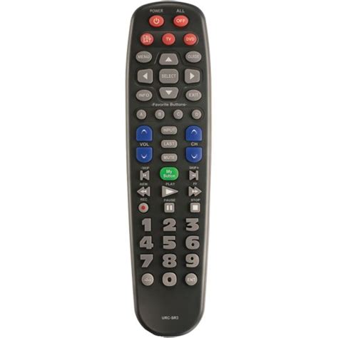 Reviews Urc Sr3 Big Button Universal Remote Control With Easy To Hold
