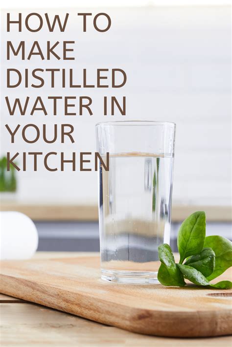 Making Distilled Water At Home Is Quite Easy Tap Water A Large Pot