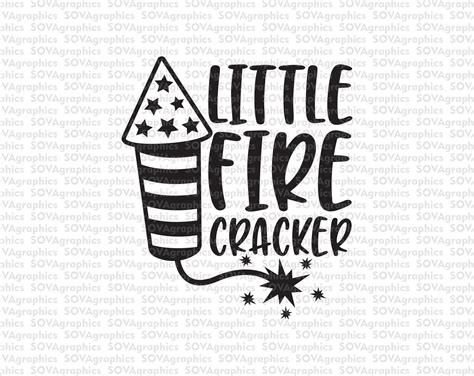 Little Firecracker Svg 4th Of July Svg Fireworks Svg Etsy
