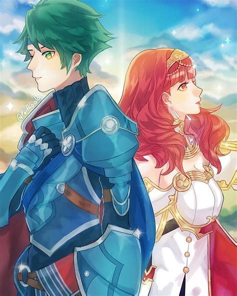 Faithoala — Alm And Celica From Fire Emblem Echoes Shadows Of
