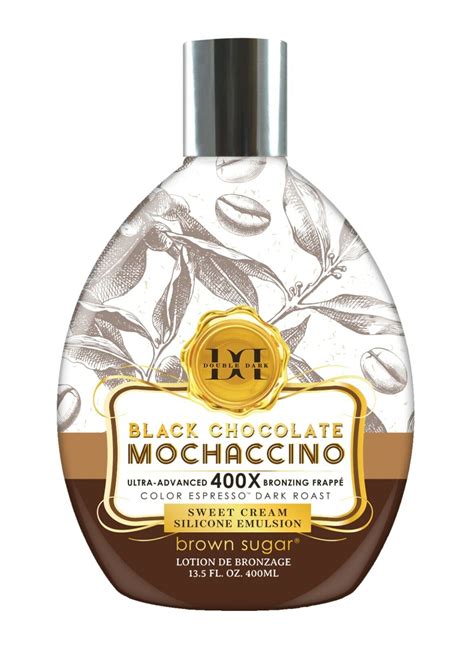 Double Dark Black Chocolate Mochaccino Tanning Lotion With X Bronzing Frappe Ebay