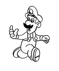 Mario bros rosalina coloring page. Luigi Coloring ~ Child Coloring