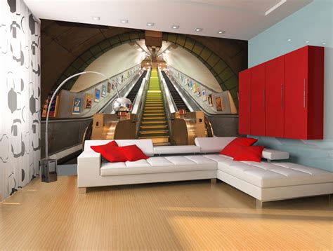 There is a reason people come to sean james for their bedroom wall murals its because he's an artist not a bedroom wall murals wallpaper hanger. GIANT WALLPAPER WALL SUBWAY TRAIN STATION LONDON ...