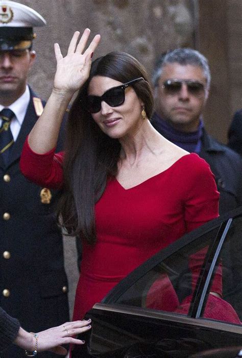 Monica Bellucci Proves True Bond Girl In Tight Red Dress At Spectre
