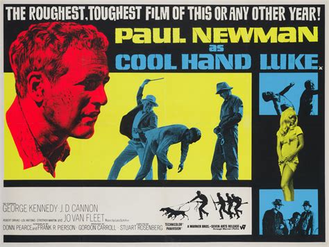 Cool Hand Luke 1967 Uk Quad Film Poster Orson And Welles