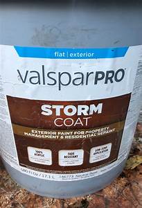 Valspar Acrylic Storm Coat Base Coat Must Be Colored Exterior Paint 5