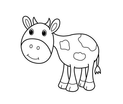 printable little cow coloring pages - Kids Coloring Pages