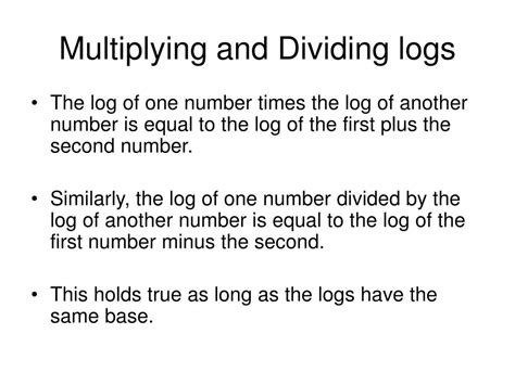Ppt Logarithms Powerpoint Presentation Free Download Id822131