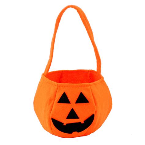 Halloween Pumpkin Bag Kids Candy Bucket Bag Trick Treat Bags For Kids