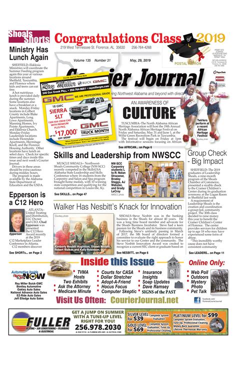 Courier Journal - May 29, 2019