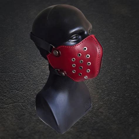 Leather Motorcycle Face Mask In 2021 Leather Mask Motorcycle Face