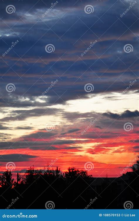 Dramatic Morning Sky At Sunrise Stock Image Image Of Dust Mixture