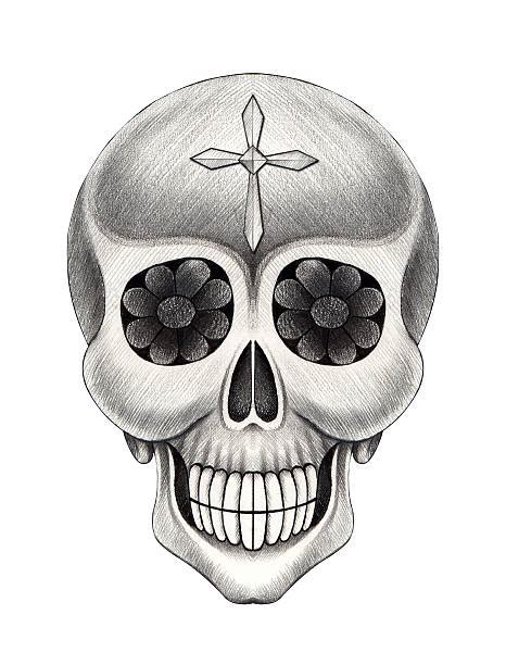 Sugar Skull Tattoo Ideas Stock Photos Pictures And Royalty Free Images