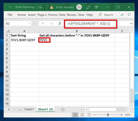 Excel Substring How To Get Extract Substring In Excel Itechguides