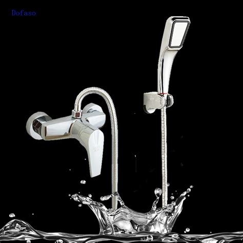 Dofaso Bath Shower Mixer Faucet Mixer Bath Tub Alloy Mixing Control