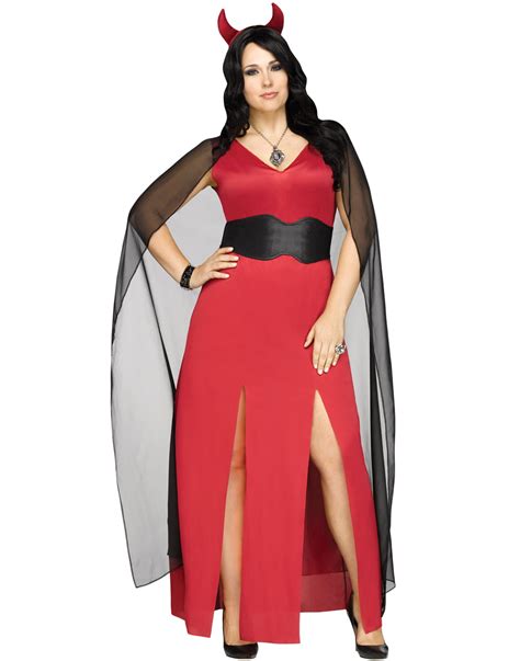 Devilicious Womens Red Devil Lucifer Plus Size Halloween Costume 2x