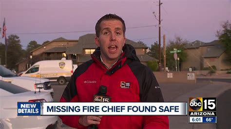 Missing Arizona Fire Chief Found Safe Youtube