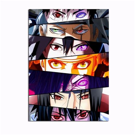 Home And Garden Posters And Prints Naruto Eyes Sharingan Rinnegan Posters