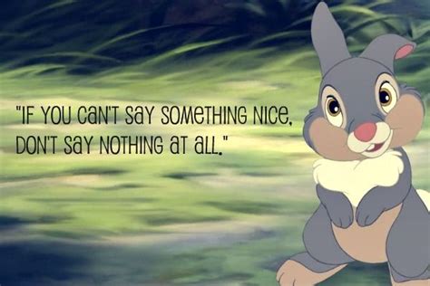 I think he's got a hairball. thumper | Bambi quotes, Disney quotes, Thumper quote
