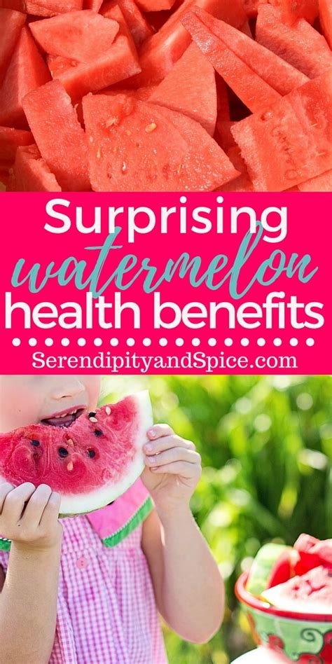 Health Benefits Of Watermelon Serendipity And Spice