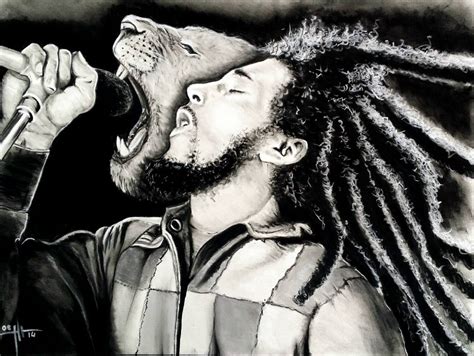 Marley-lion | Bob marley lion, Bob marley art, Bob marley