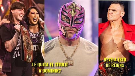 Rey Mysterio le Quitará el Título a Dominik Mysterio Gunther Lanzó un