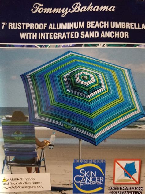 Buy Tommy Bahama 2020 Sand Anchor 7 Feet Beach Umbrella With Tilt And