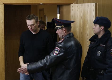 Navalny Jailed In Russia After Organising Anti Corruption Mass Protests