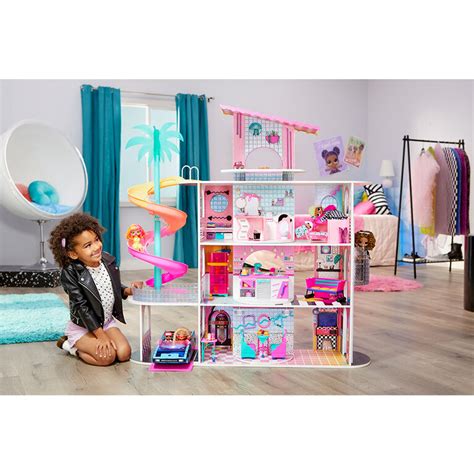 Lol Surprise Omg House Of Surprises New Real Wood Doll House With 85