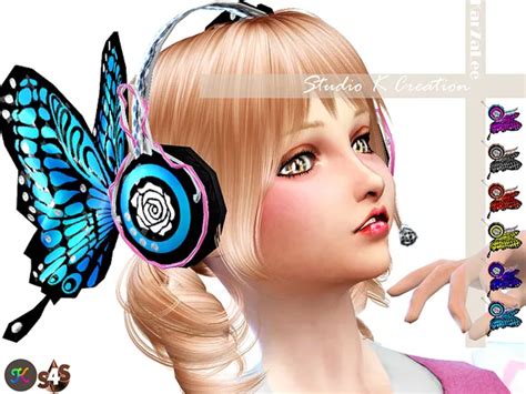 Headphone Butterfly Headphone The Sims 4 Sims4 Clove Share Asia