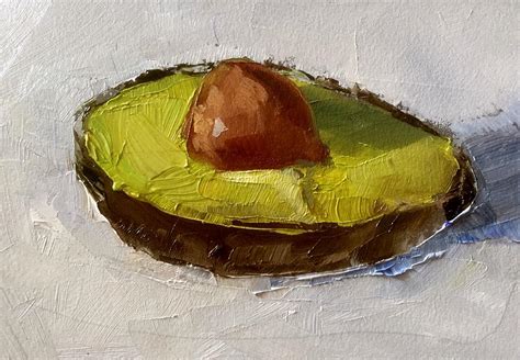 Avocado Painting By Gary Bruton Fine Art America